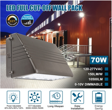 Load image into Gallery viewer, NG-FWP-70W Selectable Full Cut Off Wall Pack 0-10 dimmable dusk to dawn