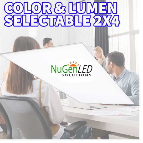 05-PNL2X4-50L-LKFS-PRM - Color Lumen Selectable Premium 2X4 Backlit Panel UL DLC FCC
