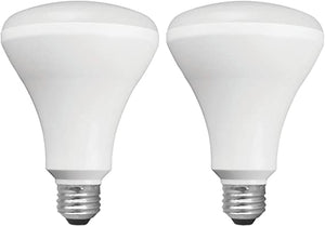 2 Pack TCP L8BR30D1541K2 LED 65w Equal Dimmable Light Bulbs BR30 650lm Floodlights 4100k