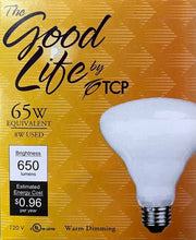 Load image into Gallery viewer, TCP FBR30D65GL1 650 Lumens Replaces 65 Watt with 8 Watts LED The Good Life Warm