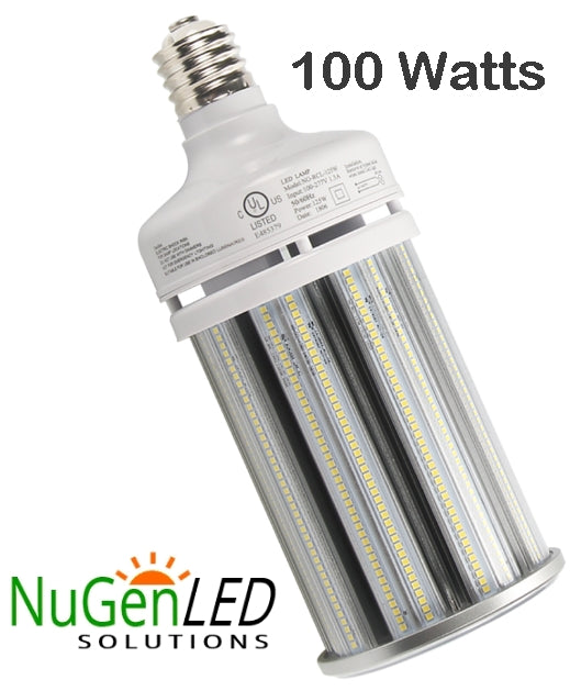 NG-RCL-100 Watt Solid State Corn Bulb 13800 Lumens 5YR 5000k E39