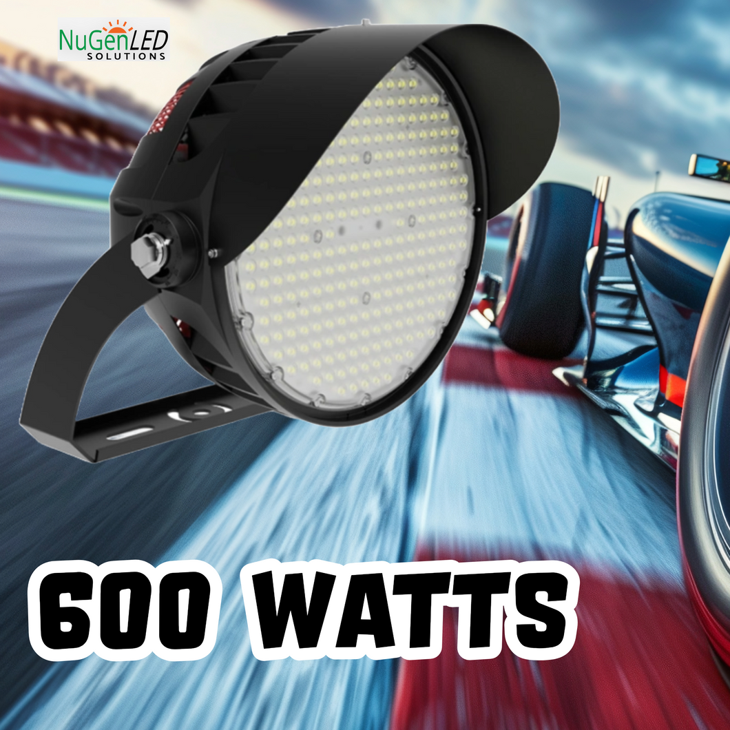 600 Lumen Led Example 600 Watt LED Sports Light 60 deg beam 5000k 84,000LM 120/277 and 277/4 ...