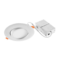 Load image into Gallery viewer, 6-PACK ASD-JBR-GB-6D15AC-WH-6PACK 6 in Gimbal Canless Recessed Downlight 2700/3000/3500/4000/5000K