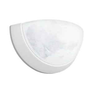 White - EURI EIN-WL51WH-1020cec Wall Sconce Light with interchangeable Bulb 9w