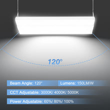 Load image into Gallery viewer, NG-LHB-150WCD-358 LED LINEAR HIGH BAY 150W/120W/90W CCT TUNABLE 3/4/5K 100-277VAC