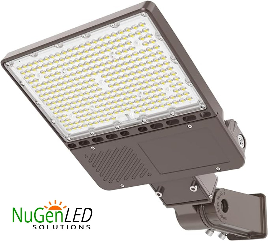 NG-PL-150W LED Parking Lot Area Light 5000k Daylight Premium DLC