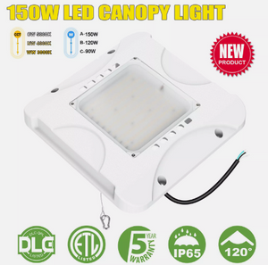 NG-CP-150WCD-458S-WAEH LED Canopy Light Selectable 90w 120w 150w 45k 50k 57k