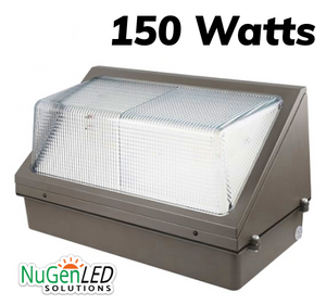 NG-WP-150W-508P-GLS 150w LED Wall Pack with Photocell 5000k Daylight 120/277vac