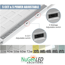 Load image into Gallery viewer, 4-PK | NG-FPN-72W | 2x4 Flat Panel | Selectable up to 72 Watts | Color Selectable