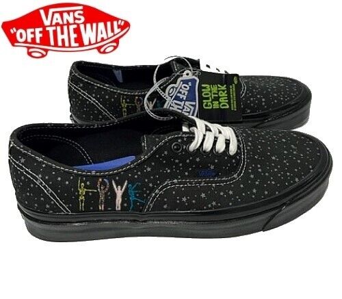 NEW Vans Authentic 44 ANNAHEIM FACTORY Skeletons Love Stars GLOW in DARK Sz shoes