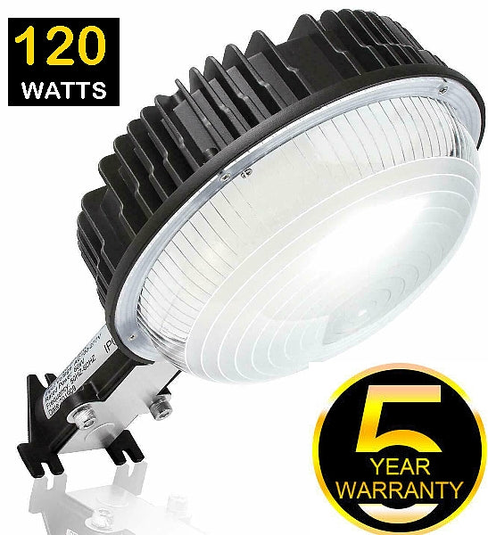 120 Watt LED Dusk Dawn Barn Light & Photocell Sensor 15000LM 5k IP65 100-277v 5YR