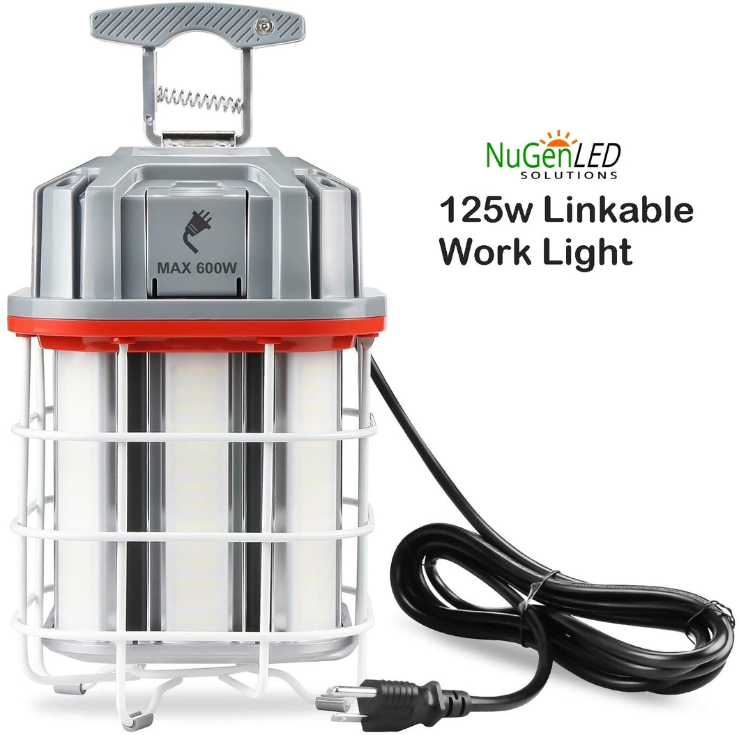 NuGen LED Solutions 125w LINKABLE Construction Work Light 5YR Warranty 17500 Lumens