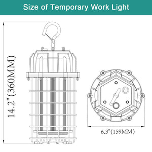 NuGen LED Solutions JOBLite 150w Temporary Work Light 5YR Warranty 21500LM