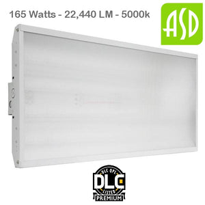165w LED 2ft High Bay ASD-WHB7-2D16550 22,440 Lumens Premium DLC Certified 5000k