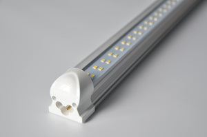 20 PACK ZOHNSON 8FT DLC 60 Watt T8 Integrated Tube 9000LM (Easy-Link) 5000K 6500k FREE US SHIPPING