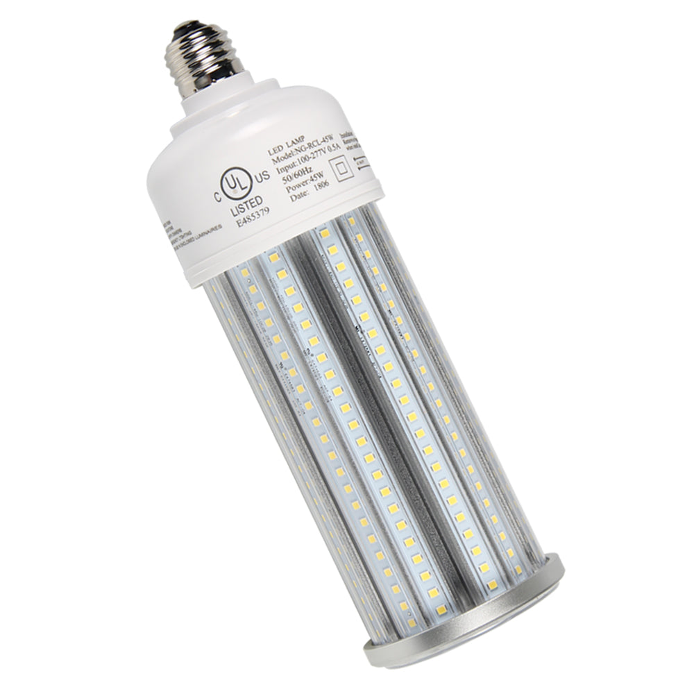 NG-RCL-45W Solid State Corn Bulb E26 4275 LM 5YR Warranty 6000k or 5000K