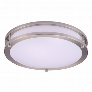ASD-LFMDR-12D20CC-NK 12 Inch Ceiling Light 3000 4000 5000K Adjustable 120-277V LED Fixture 20W 1400LM Brushed Nickel Energy Star