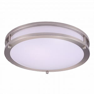 IMPULSE SALE ASD-LFMDR-12D20CC-NK 12 Inch Ceiling Light 3000 4000 5000K Adjustable 120-277V LED Fixture 20W 1400LM Brushed Nickel Energy Star