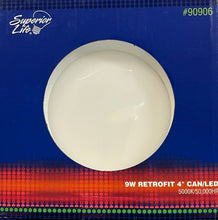 Load image into Gallery viewer, Superior Life 4 inch Retrofit Can Insert 5000k Daylight 625 Lumens 9 watts Model 90906