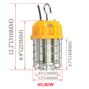 NuGen LED Solutions JOBLite 80w Temporary Work Light 5YR Warranty 11,200 Lumens