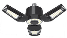 Load image into Gallery viewer, 125 Watt LED Adjustable 3 Blade Leaf E26 Standard Medium BASE 14000 Lumens Garage Shop Light