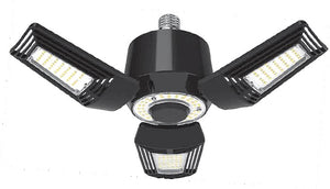 125 Watt LED Adjustable 3 Blade Leaf E26 Standard Medium BASE 14000 Lumens Garage Shop Light