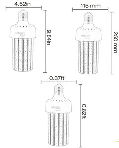 NuGen LED 80 Watt Corn Bulb 11200 Lumens 5000k 5YR Warranty 120-277V