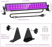 Load image into Gallery viewer, 80W UV LED Black Light Bar Glow Party DJ Club Stage Lighting - IP65 Weatherproof