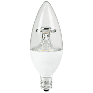 TCP LED5E12B1150K LED Chandelier Bulb 5 Watt Replaces 40w E12 Small Candelabra 5000k