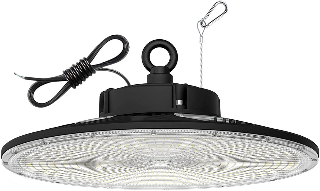 200 Watt UFO Round High Bay LED 28,985 LM Premium DLC 5000K NG-UFOPR-200W-50K 120-277VAC