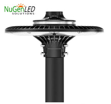 Load image into Gallery viewer, SALE NG-AL-100W-508P-B Outdoor Round Post Top Area Light Fixture 100w 5000k photocell