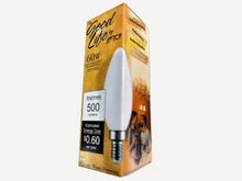 Load image into Gallery viewer, FB11D60FRGL1 60W EQUAL B11 TCP GOOD LIFE LED Dimmable 1800k-3200k Candelabra
