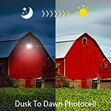 120 Watt LED Dusk Dawn Barn Light & Photocell Sensor 15000LM 5k IP65 100-277v 5YR