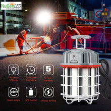 Load image into Gallery viewer, NuGen LED Solutions 125w LINKABLE Construction Work Light 5YR Warranty 17500 Lumens