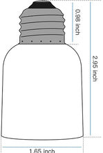 Load image into Gallery viewer, 6 PACK - E39 MOGUL to E26 MEDIUM Edison Base Corn Bulb Socket Reducing Adapter