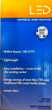 Load image into Gallery viewer, TCP FED28N15050E39CL 30W LED Glass Filament Lamp ED28 5000K 6000Lm 120-277V E39