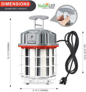 NuGen LED Solutions 150w LINKABLE Construction Work Light 5YR Warranty 21000 Lumens