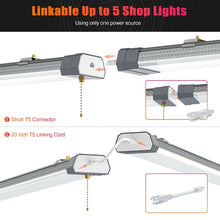 Load image into Gallery viewer, 4FT 100 Watt Linkable Linear Shop Light Pendant or Surface Fixture 5000k 13,000 Lumens