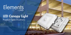 TCP CPUZDB350K Wattage Selectable Canopy Light 25w 40w 60w 3200lm 5100lm 7600lm 5000k 120-277vac