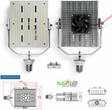 Load image into Gallery viewer, SALE - NGRK-300WH LED DLC Shoebox Retrofit Kit 36,083LM 5YR Warranty 5000K 200-480V