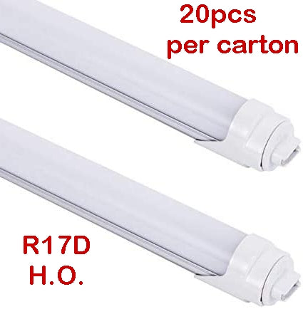 20 pack - 8FT 40 Watt R17d HO LED Tube 5k Ballast Bypass 100-277VAC