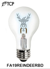Load image into Gallery viewer, REINDEER HOLIDAY TCP SHAPES - LED E26 Socket Base Down FA19REINDEERBD