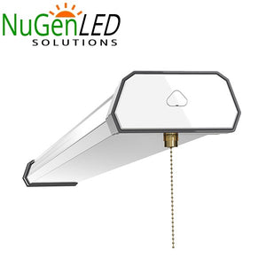 4FT 100 Watt Linkable Linear Shop Light Pendant or Surface Fixture 5000k 13,000 Lumens