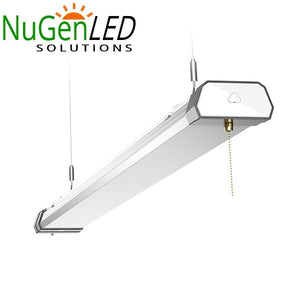 4FT 120 Watt Linkable Linear Shop Light Pendant or Surface Fixture 5000k 15,600 Lumens