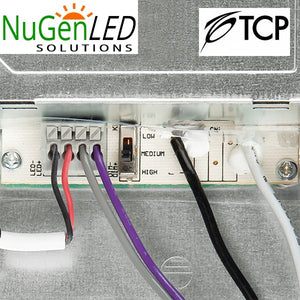 TCP 2X4 3 Selectable Wattage Center Basket Volumetric Troffer 5000k or 4100k TRV4UZD3850K TRV4UZD3841K DLC PREM 7YR WARRANTY 29 38 46 WATT